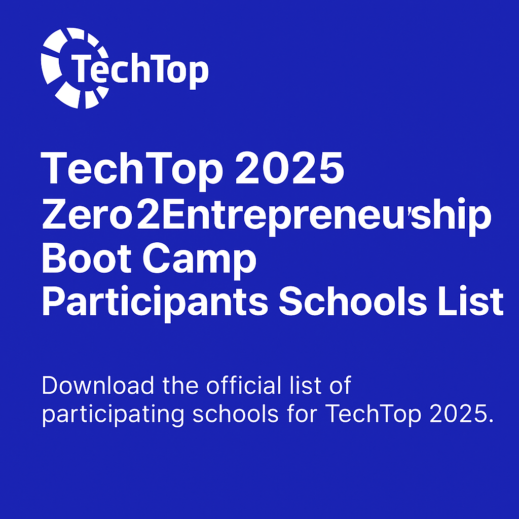 TechTop 2025 Boot Camp Schools List